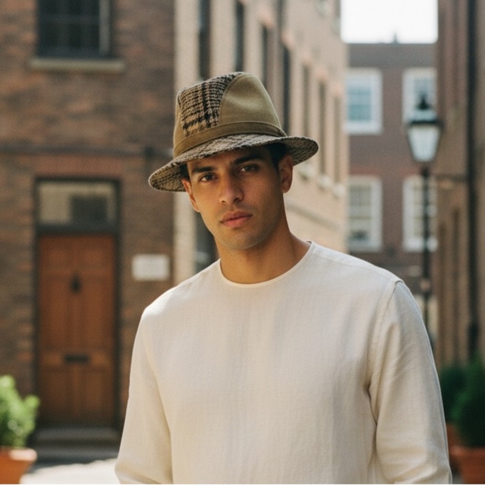 Beacon Hill Vintage Plaid Fedora